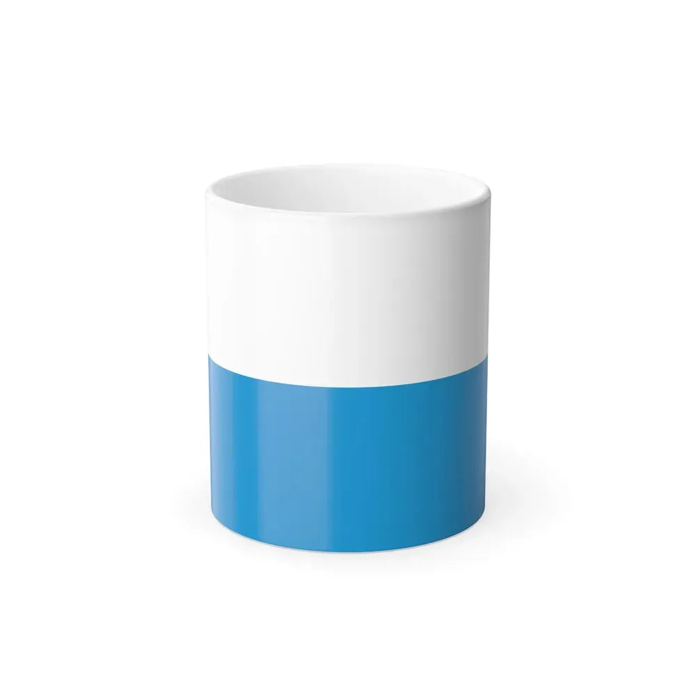 Flag of Bavaria bicolour variant Germany - Color Changing Coffee Mug 11oz - Go Mug Yourself