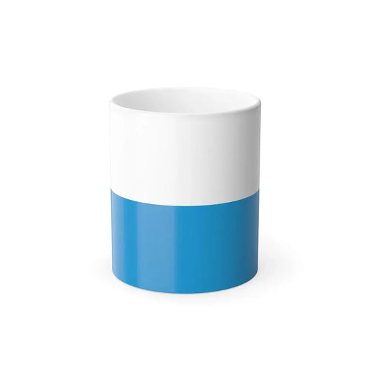 Flag of Bavaria bicolour variant Germany - Color Changing Coffee Mug 11oz - Go Mug Yourself