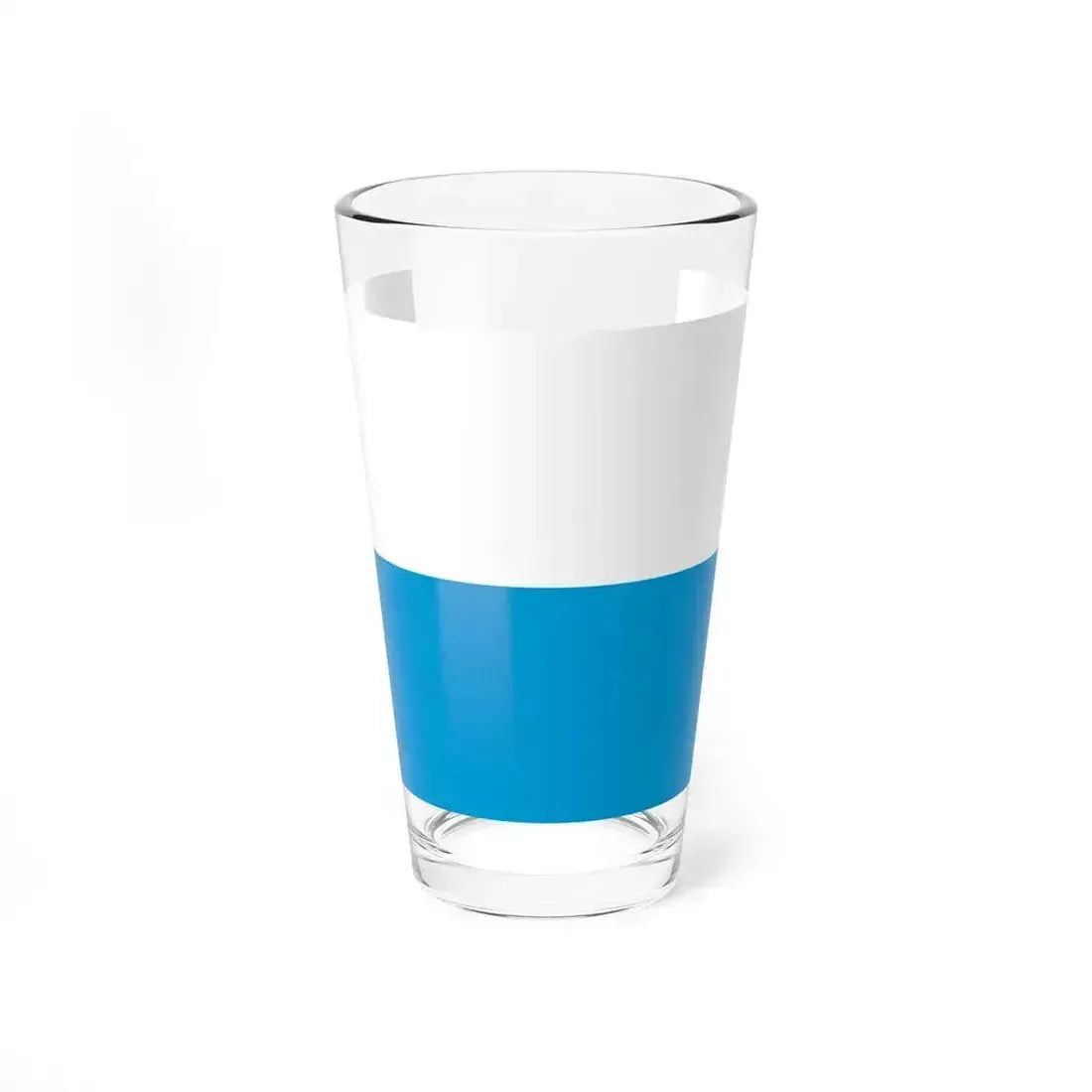 Flag of Bavaria bicolour variant Germany - Pint Glass 16oz 16oz - Go Mug Yourself