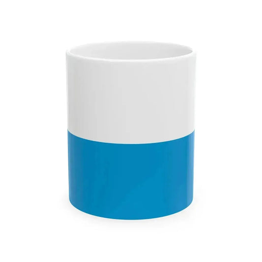 Flag of Bavaria bicolour variant Germany - White Coffee Mug 11oz - Go Mug Yourself