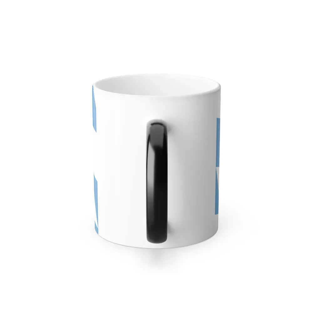 Flag of Bavaria lozengy variant Germany - Color Changing Coffee Mug - Go Mug Yourself