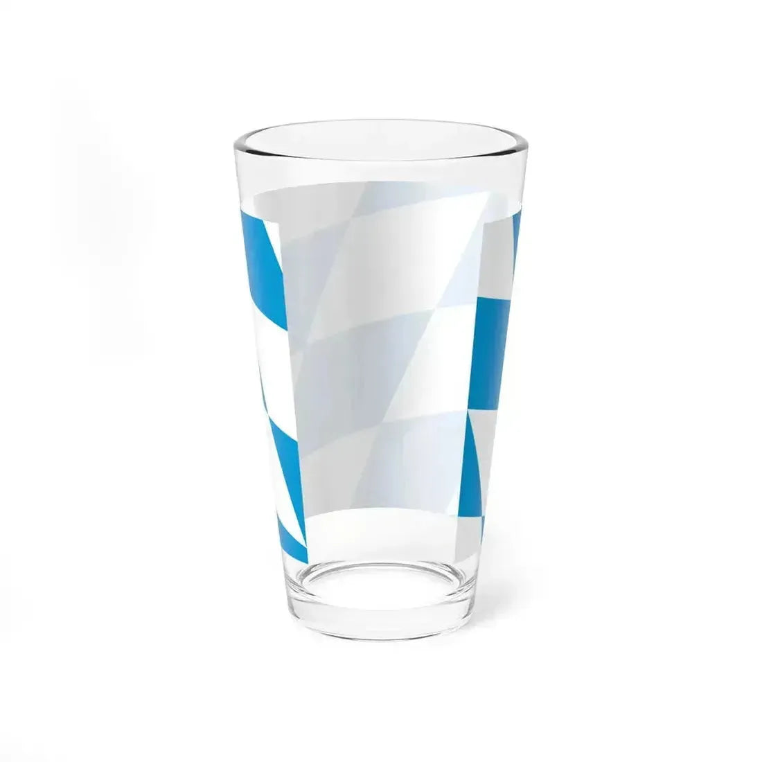Flag of Bavaria lozengy variant Germany - Pint Glass 16oz - Go Mug Yourself