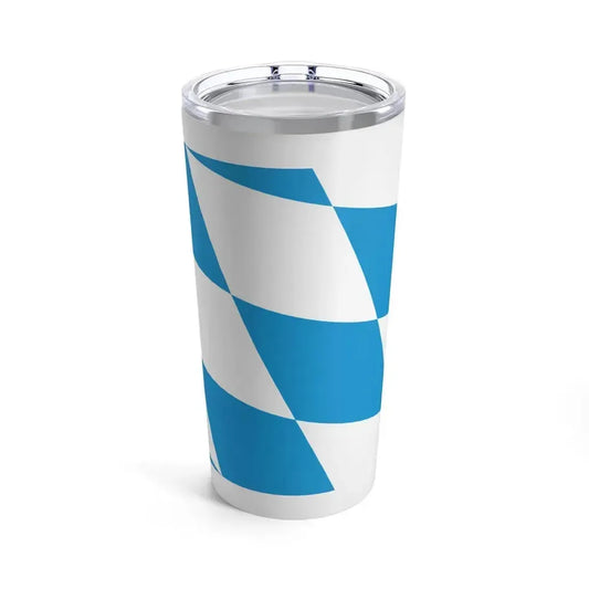 Flag of Bavaria lozengy variant Germany - Tumbler 20oz 20oz - Go Mug Yourself