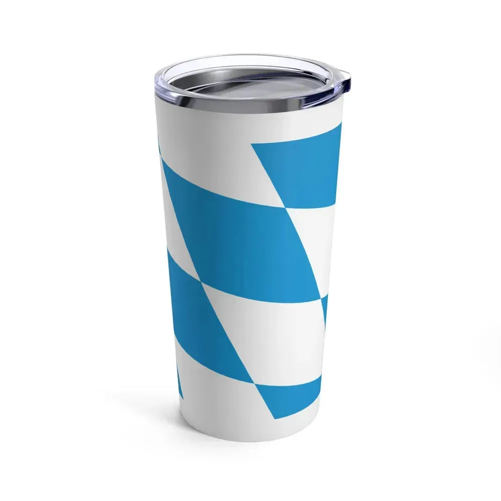 Flag of Bavaria lozengy variant Germany - Tumbler 20oz - Go Mug Yourself
