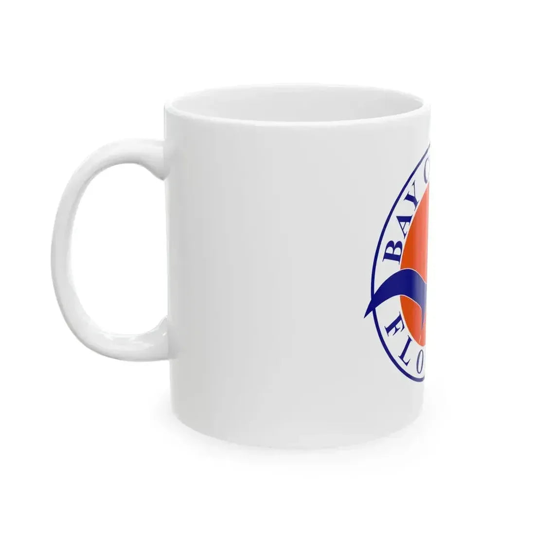 Flag of Bay County Florida (United States) White Coffee Mug - Go Mug Yourself