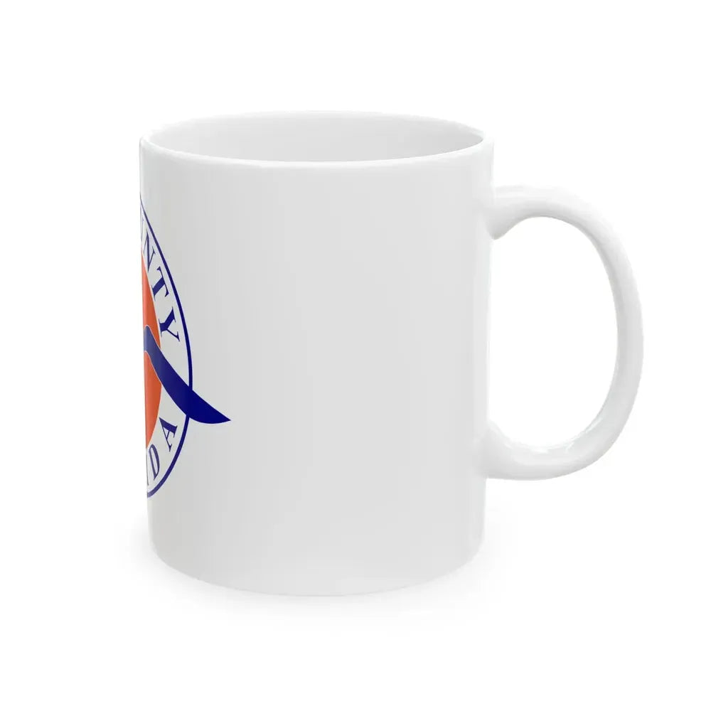 Flag of Bay County Florida (United States) White Coffee Mug - Go Mug Yourself