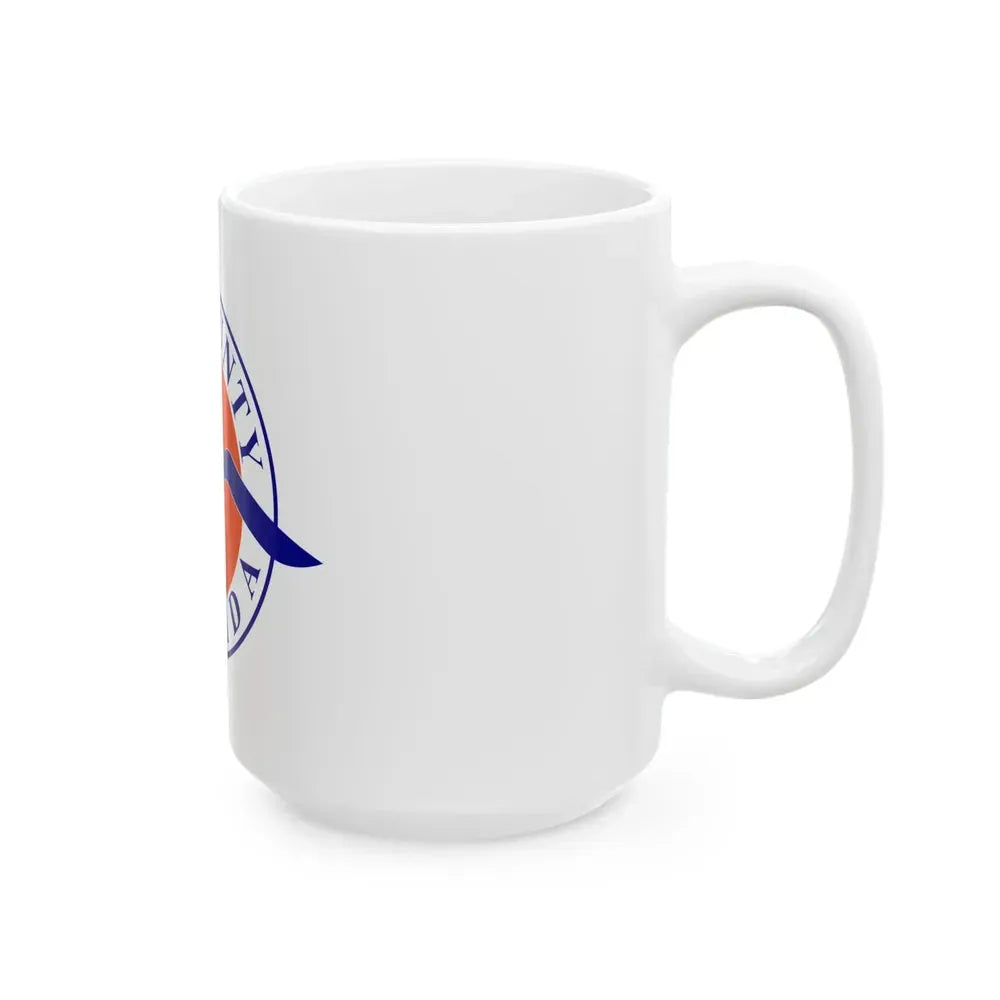 Flag of Bay County Florida (United States) White Coffee Mug - Go Mug Yourself
