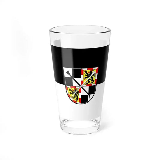 Flag of Bayreuth 2 Germany - Pint Glass 16oz 16oz - Go Mug Yourself