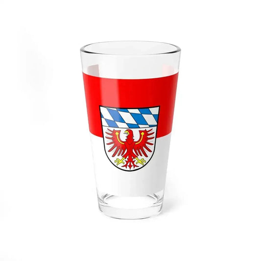 Flag of Bayreuth Germany - Pint Glass 16oz 16oz - Go Mug Yourself