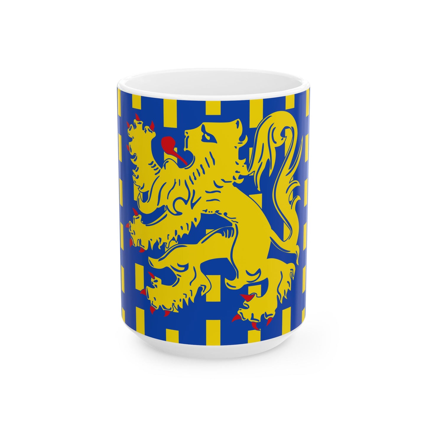 Flag of Bekkevoort (Belgium) White Coffee Mug-15oz-Go Mug Yourself
