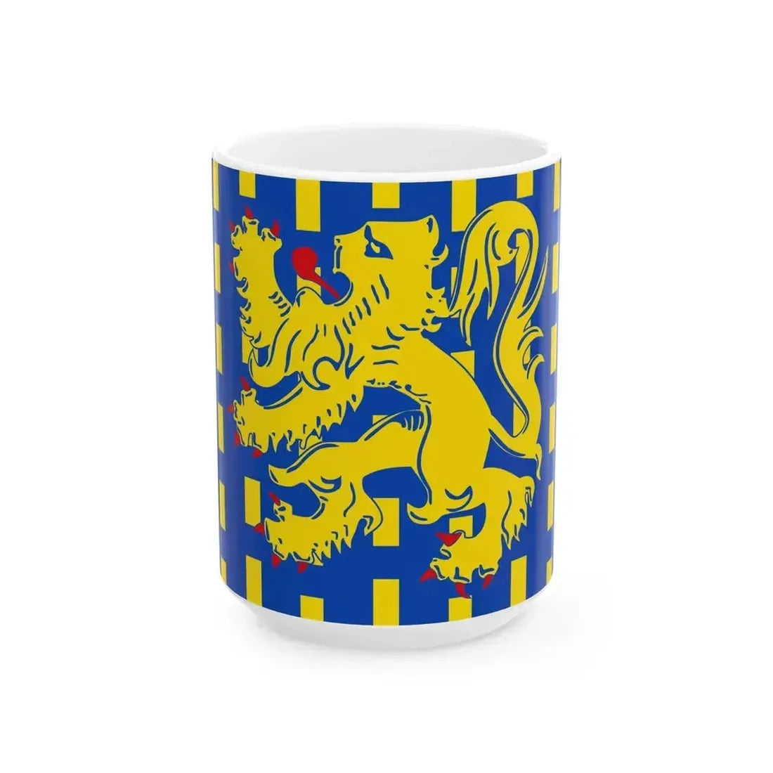 Flag of Bekkevoort (Belgium) White Coffee Mug 15oz - Go Mug Yourself