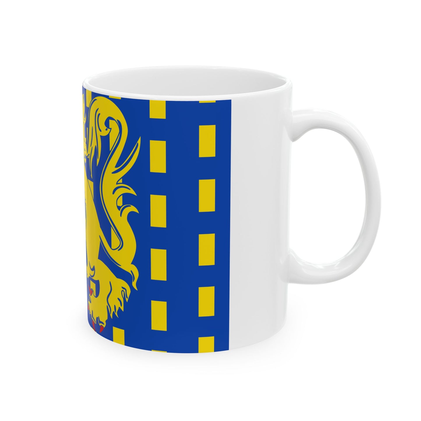 Flag of Bekkevoort (Belgium) White Coffee Mug-Go Mug Yourself