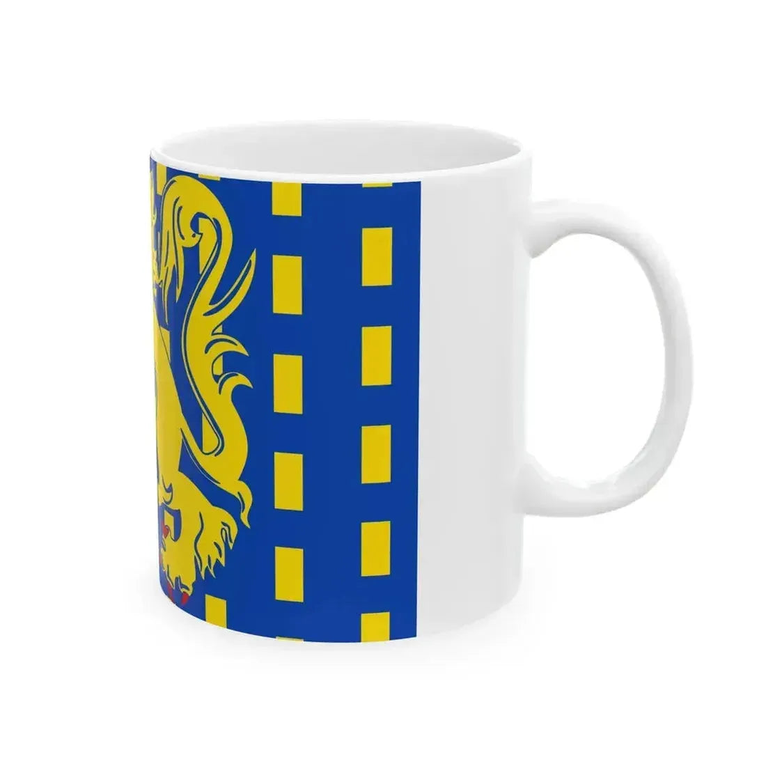 Flag of Bekkevoort (Belgium) White Coffee Mug - Go Mug Yourself