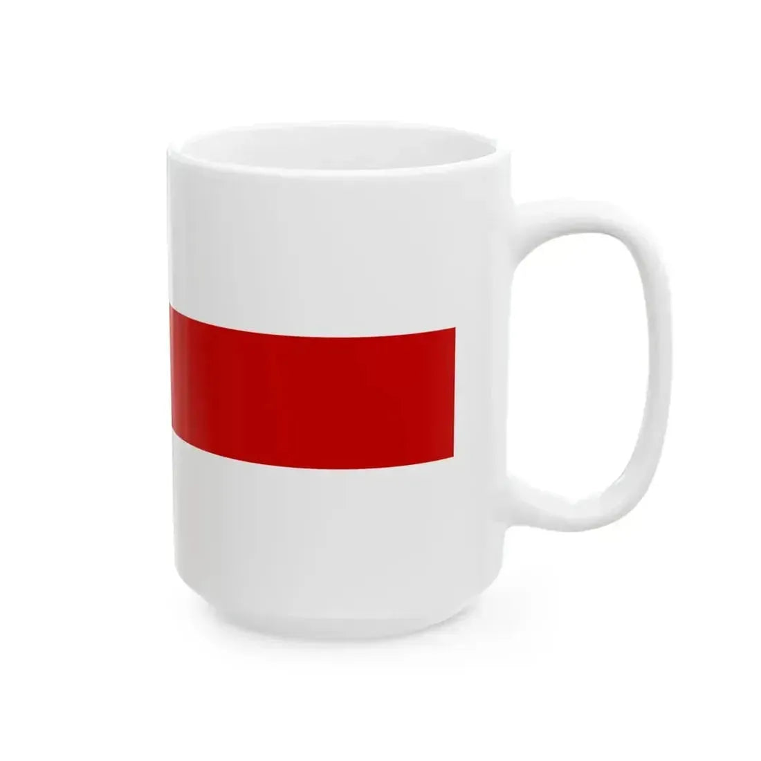 Flag of Belarus 1918 1991-1995 (Belarus) White Coffee Mug - Go Mug Yourself