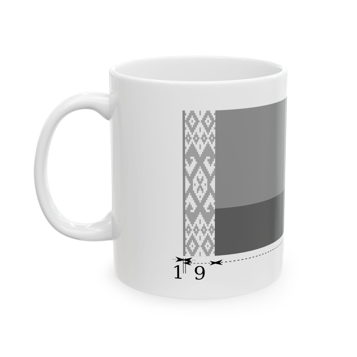 Flag of Belarus 2012 Construction (Belarus) White Coffee Mug-Go Mug Yourself