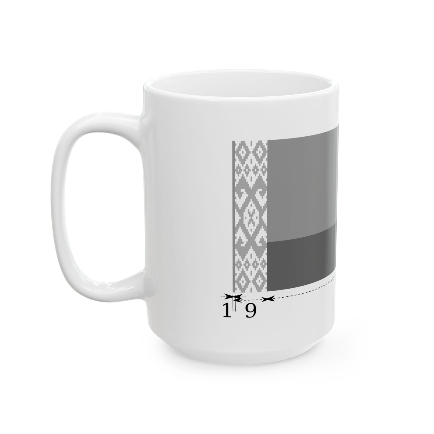 Flag of Belarus 2012 Construction (Belarus) White Coffee Mug-Go Mug Yourself