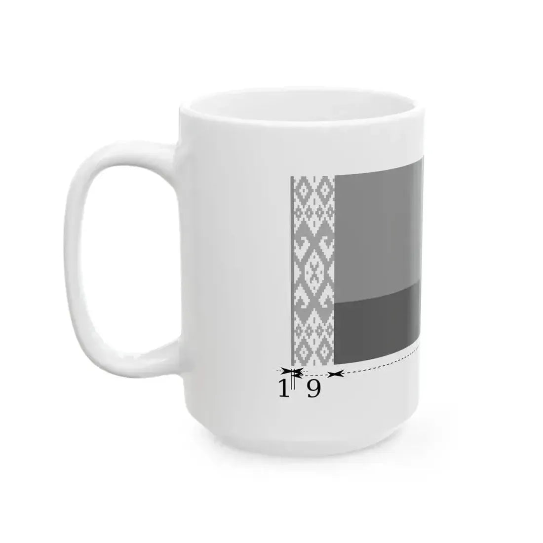 Flag of Belarus 2012 Construction (Belarus) White Coffee Mug - Go Mug Yourself
