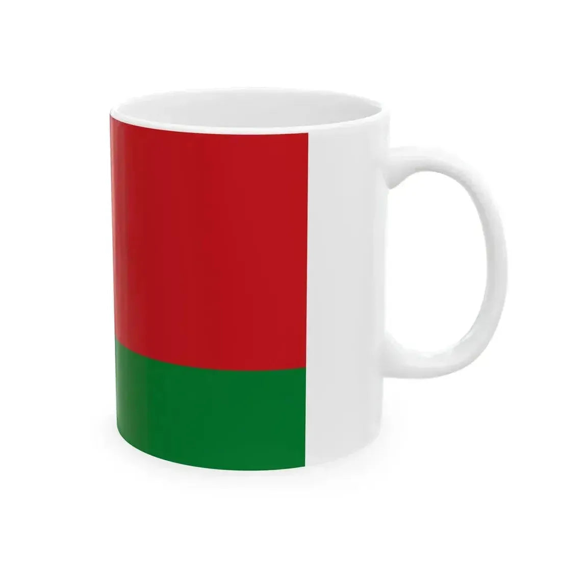Flag of Belarus 3-2 (Belarus) White Coffee Mug - Go Mug Yourself