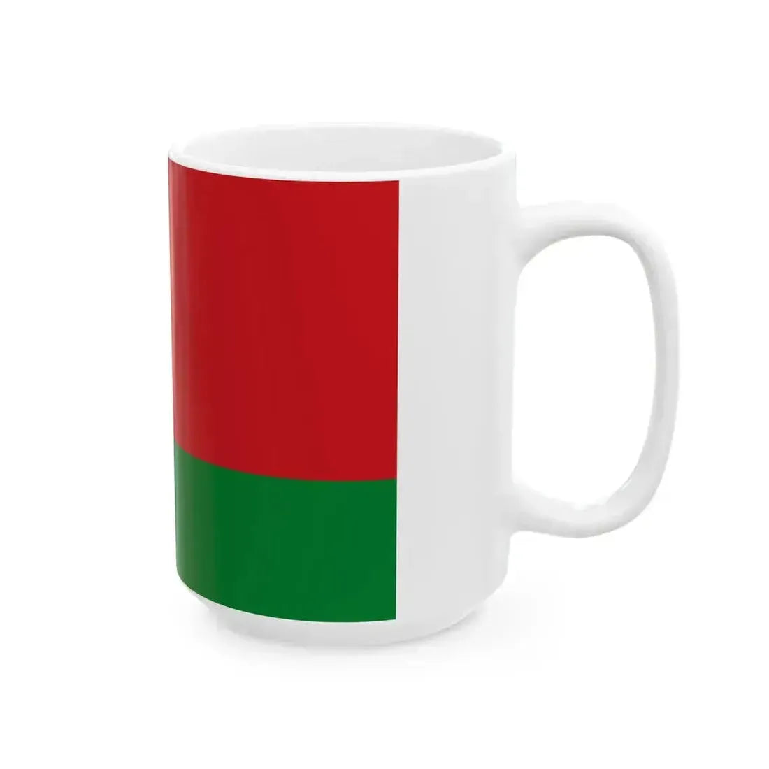 Flag of Belarus 3-2 (Belarus) White Coffee Mug - Go Mug Yourself