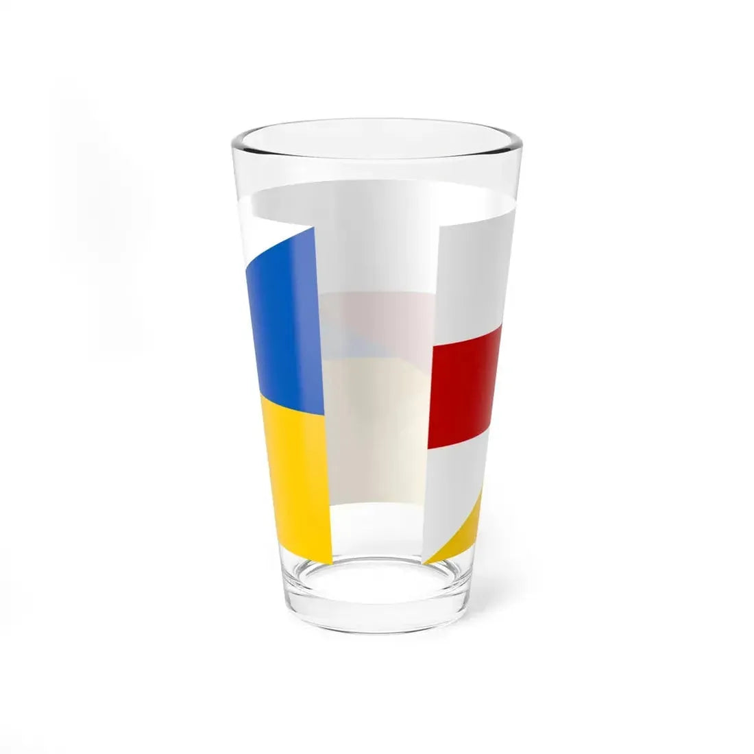 Flag of Belarus and Ukraine Old (Ukraine) Pint Glass 16oz - Go Mug Yourself