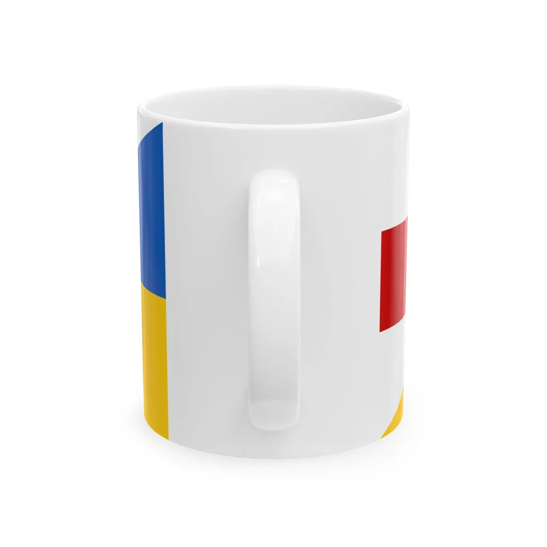 Flag of Belarus and Ukraine Old (Ukraine) White Coffee Mug - Go Mug Yourself