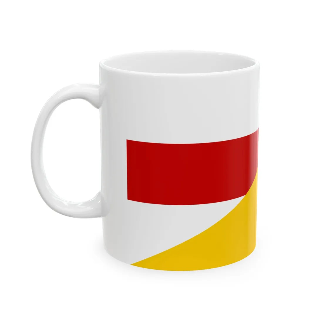 Flag of Belarus and Ukraine Old (Ukraine) White Coffee Mug - Go Mug Yourself