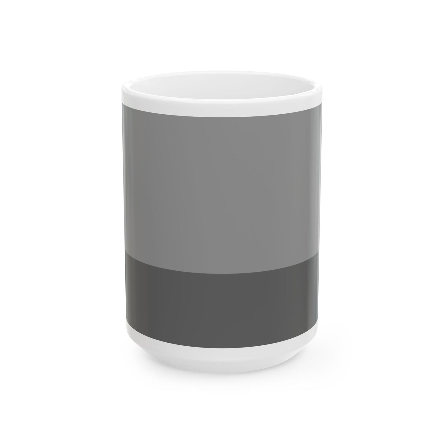 Flag of Belarus black and white variant 1 (Belarus) White Coffee Mug-15oz-Go Mug Yourself
