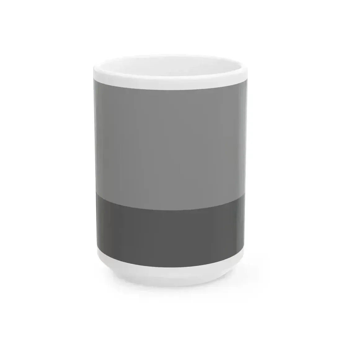 Flag of Belarus black and white variant 1 (Belarus) White Coffee Mug 15oz - Go Mug Yourself