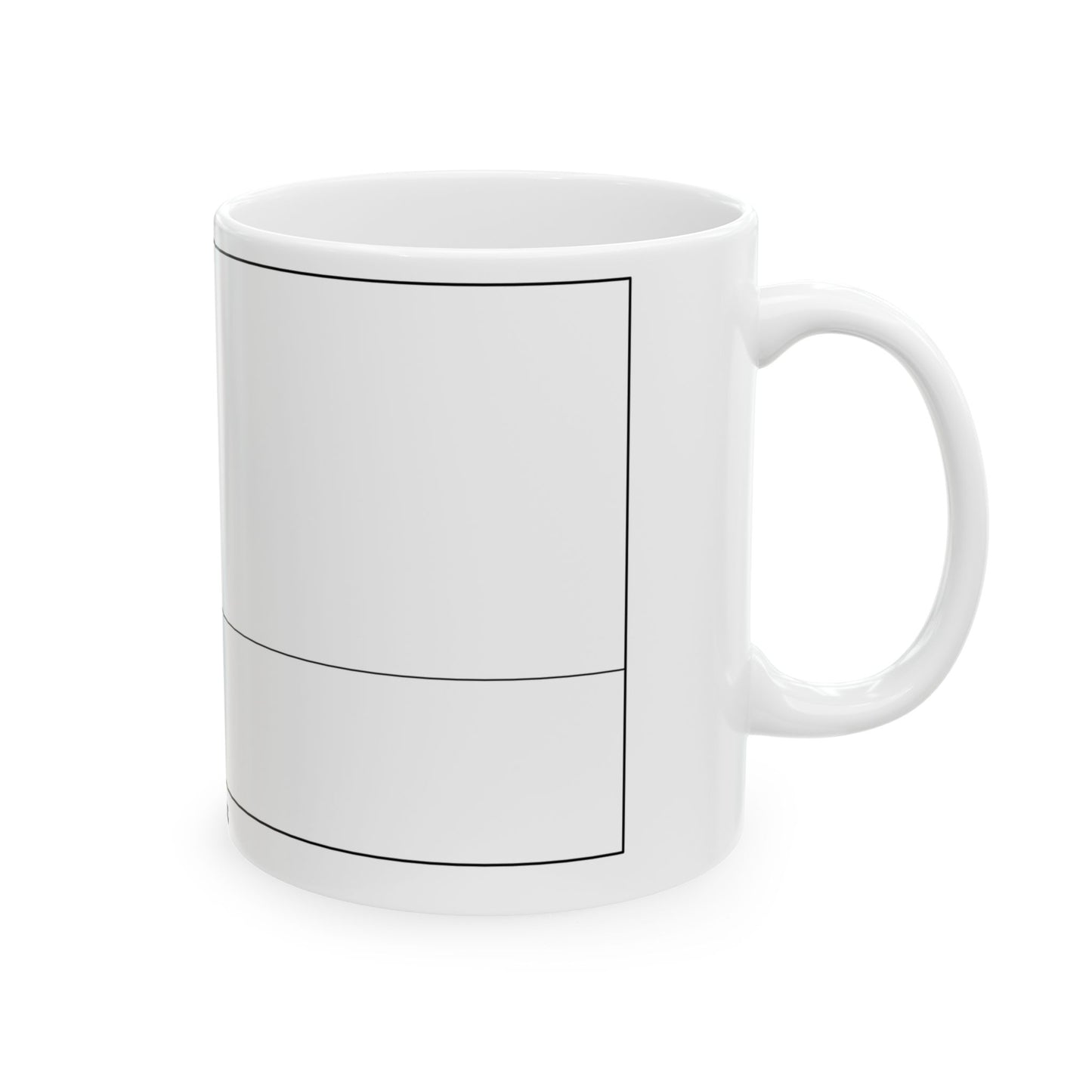 Flag of Belarus colouring page (Belarus) White Coffee Mug-Go Mug Yourself