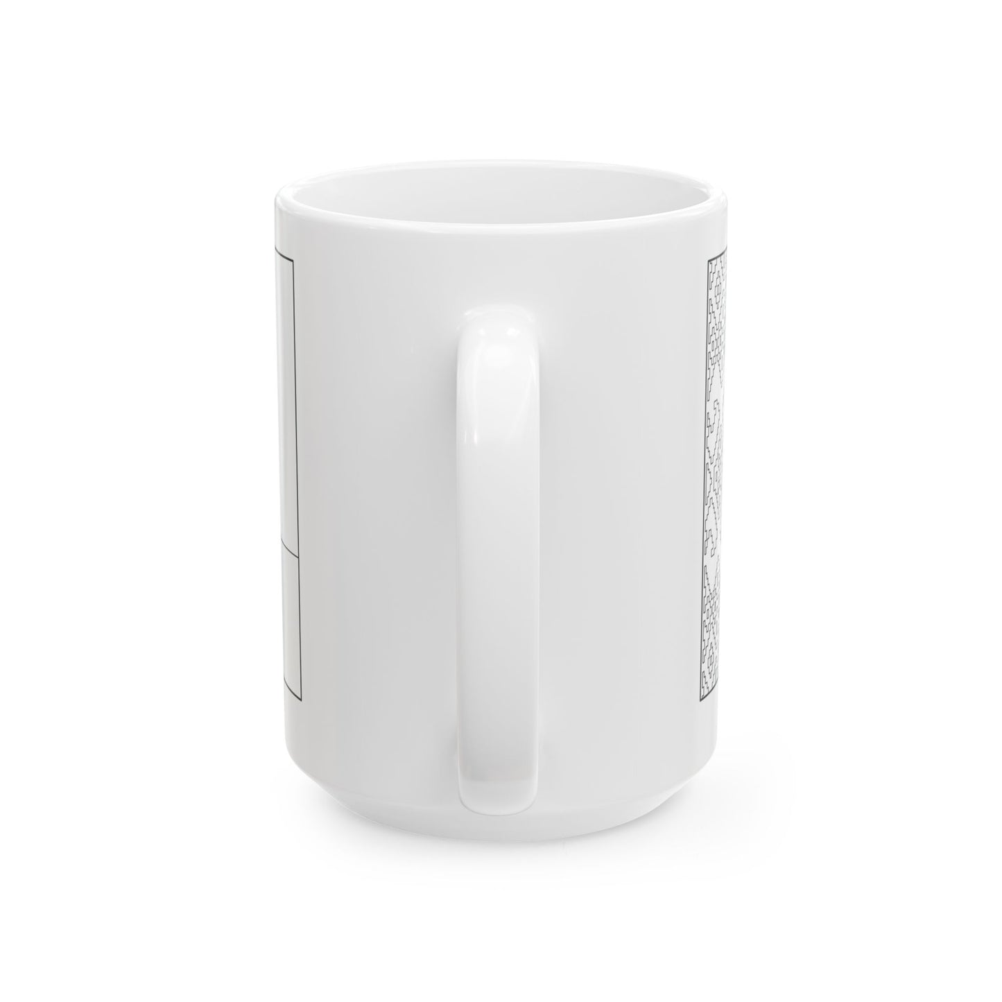 Flag of Belarus colouring page (Belarus) White Coffee Mug-Go Mug Yourself