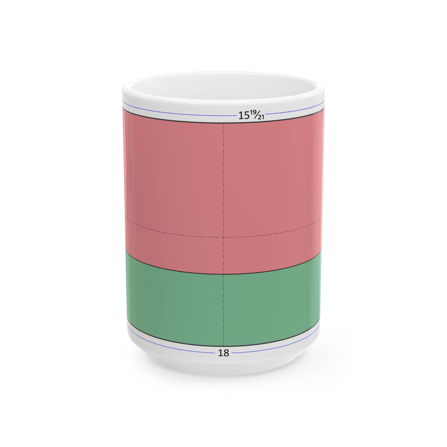 Flag of Belarus construction sheet (Belarus) White Coffee Mug-15oz-Go Mug Yourself