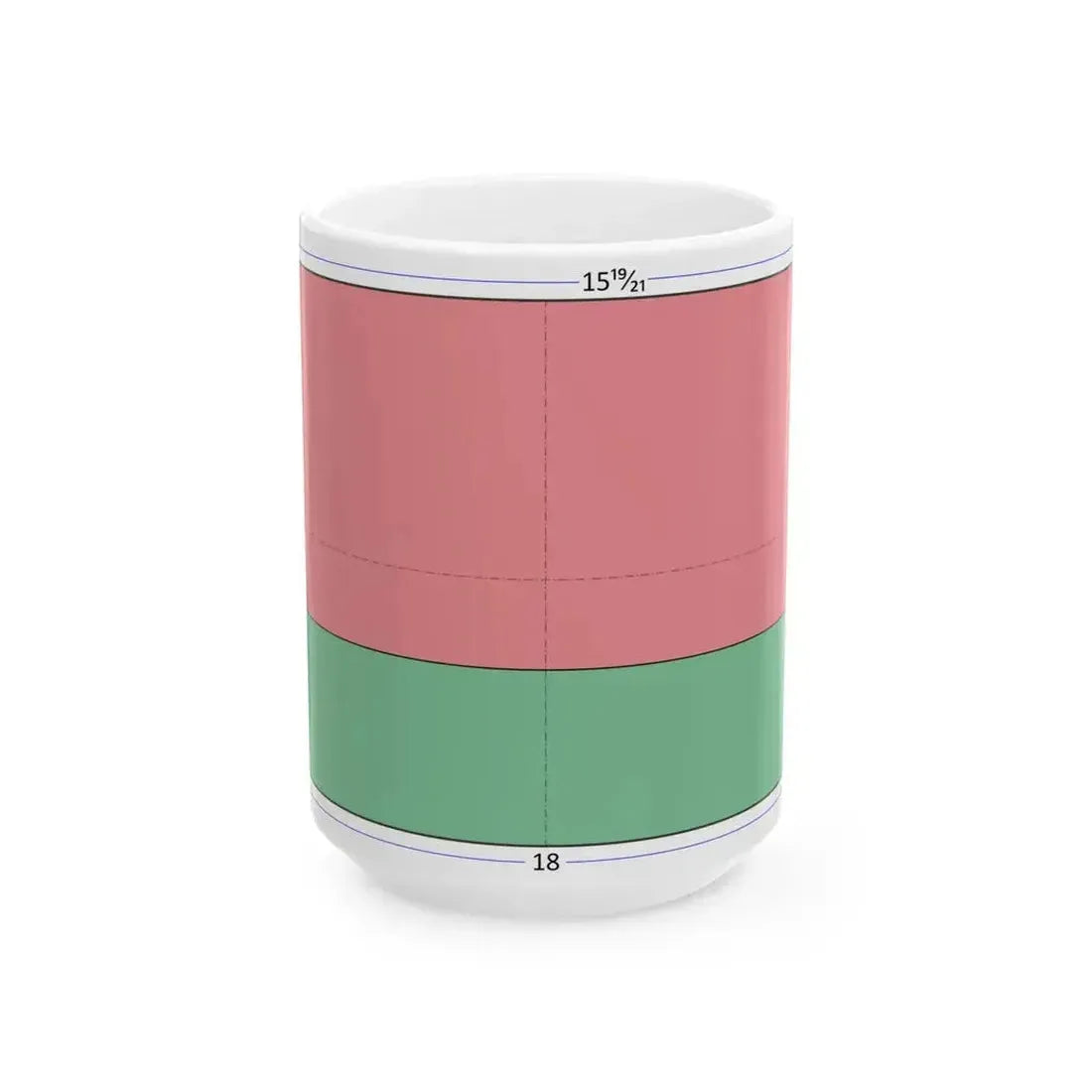 Flag of Belarus construction sheet (Belarus) White Coffee Mug 15oz - Go Mug Yourself