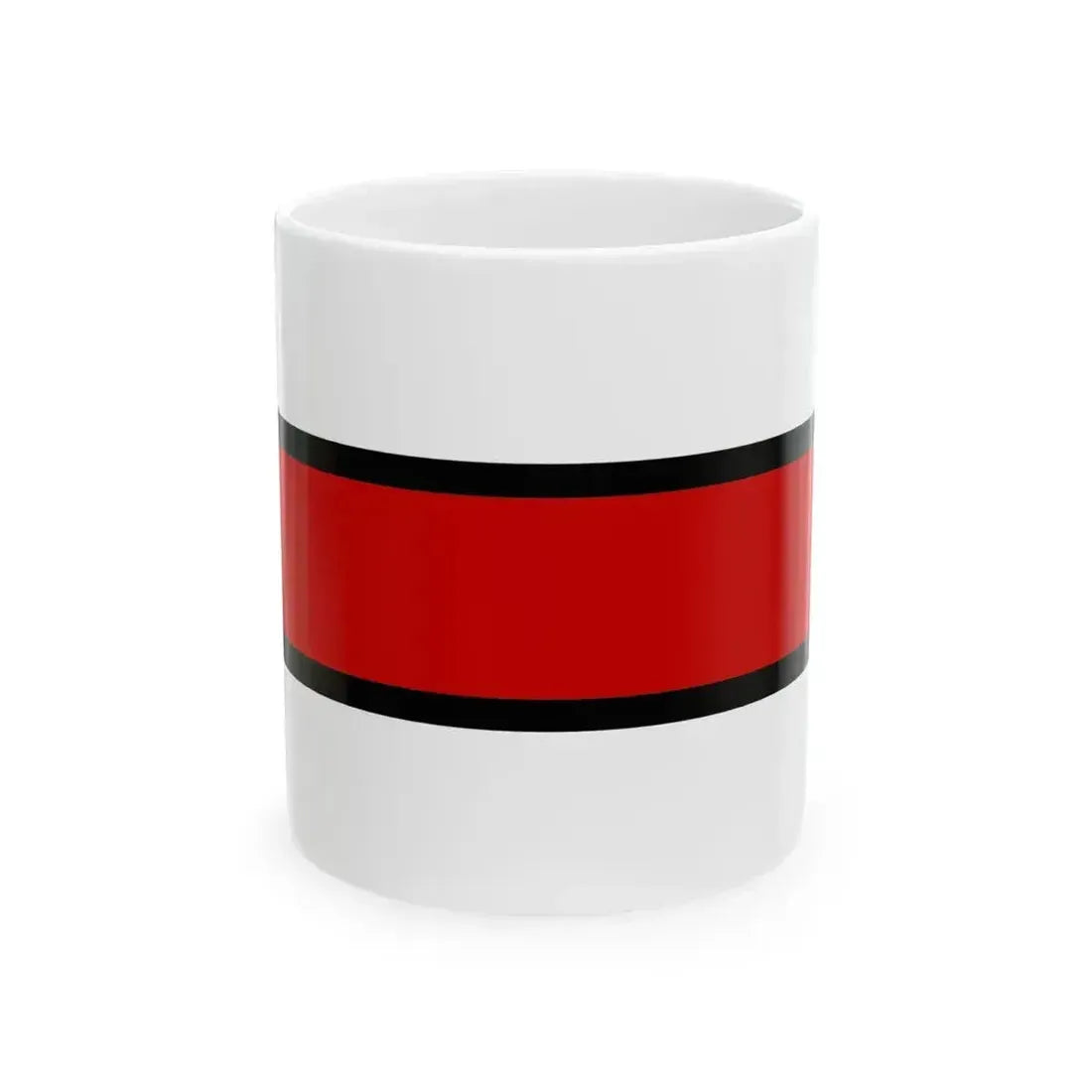Flag of Belarus government in exile 1919-1925 (Belarus) White Coffee Mug 11oz - Go Mug Yourself