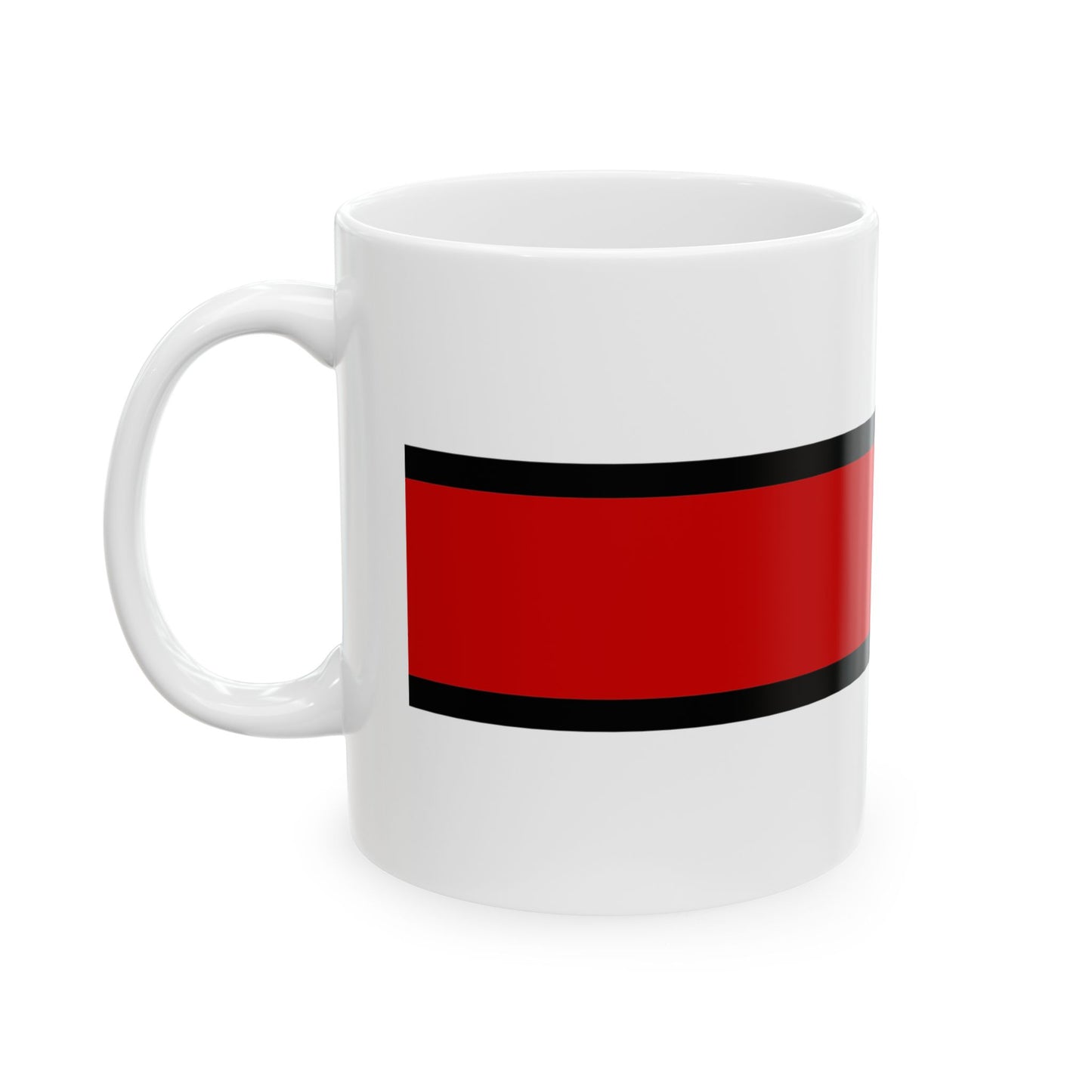 Flag of Belarus government in exile 1919-1925 (Belarus) White Coffee Mug-Go Mug Yourself