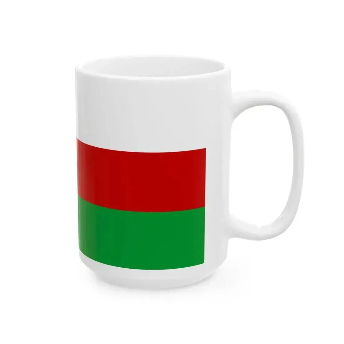 Flag of Belarus proposed compromise (Belarus) White Coffee Mug - Go Mug Yourself