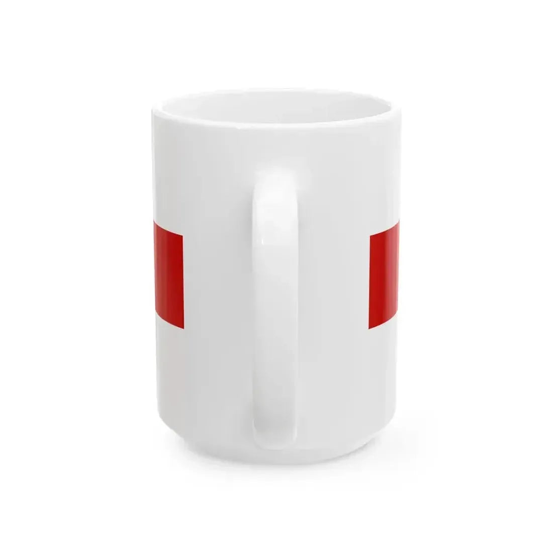 Flag of Belarusian Customs Office (Belarus) White Coffee Mug - Go Mug Yourself