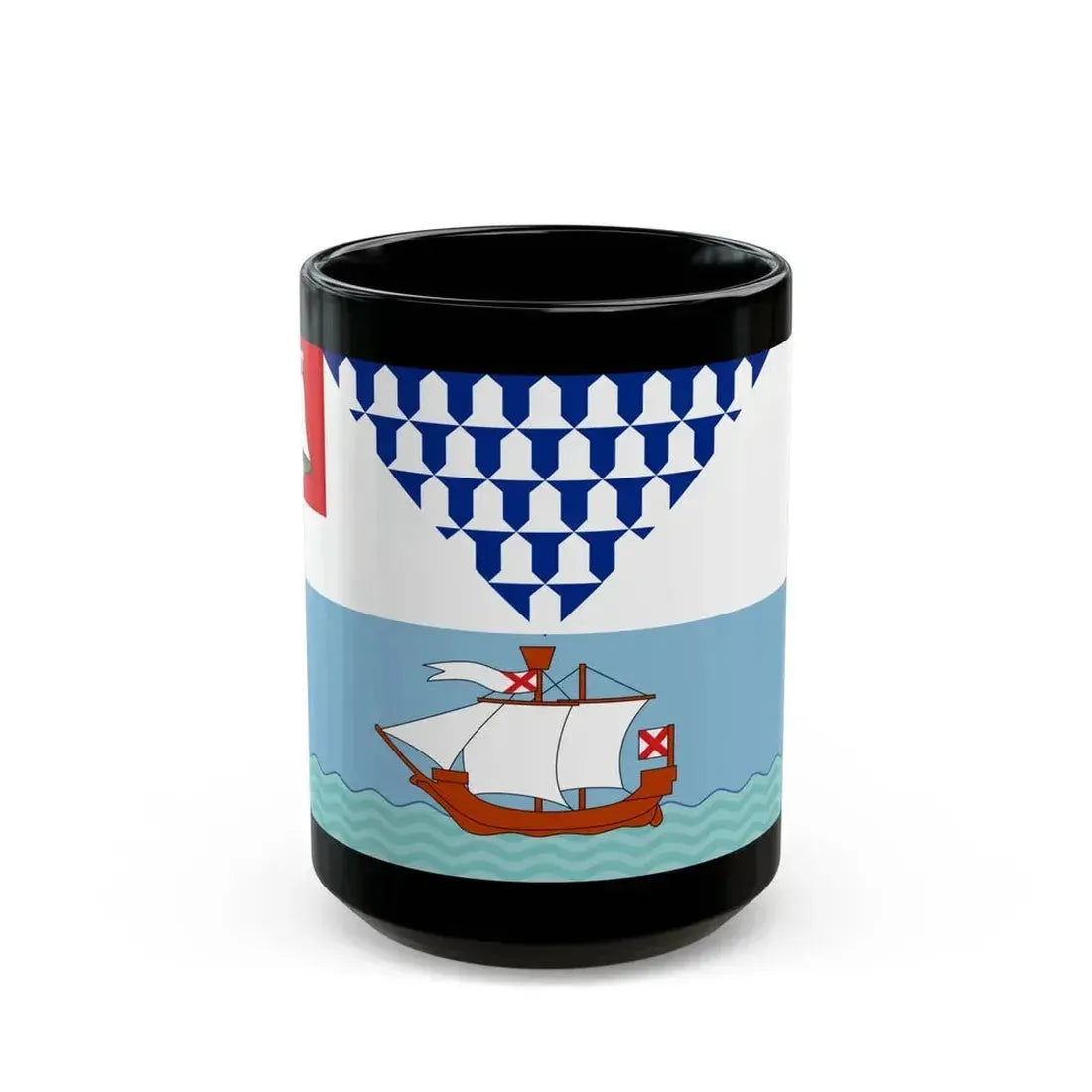 Flag of Belfast Ireland - Black Coffee Mug 15oz - Go Mug Yourself