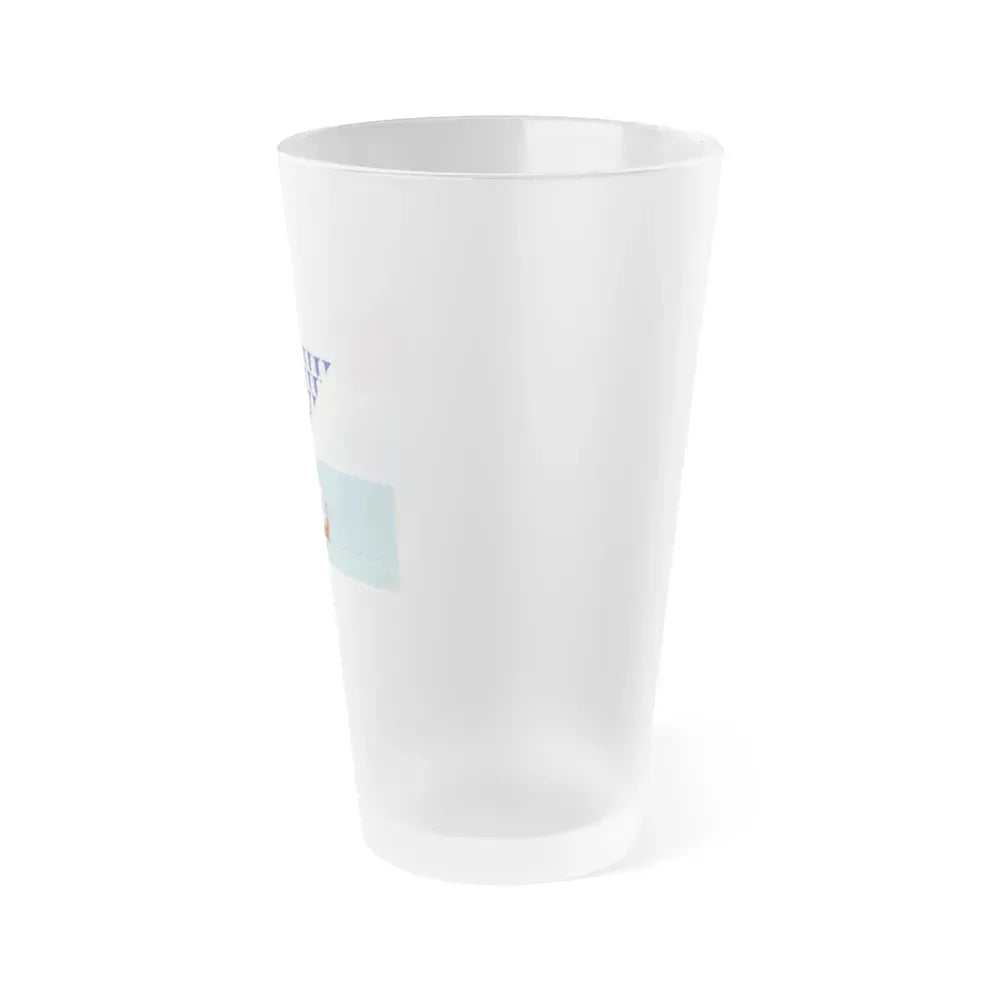 Flag of Belfast Ireland - Frosted Pint Glass 16oz - Go Mug Yourself