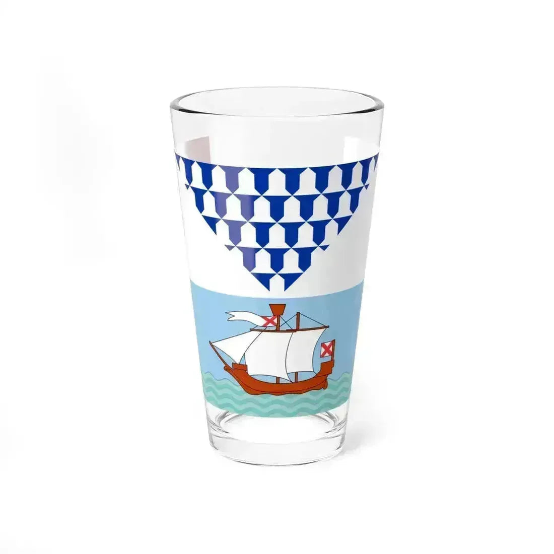 Flag of Belfast (Ireland) Pint Glass 16oz - Go Mug Yourself