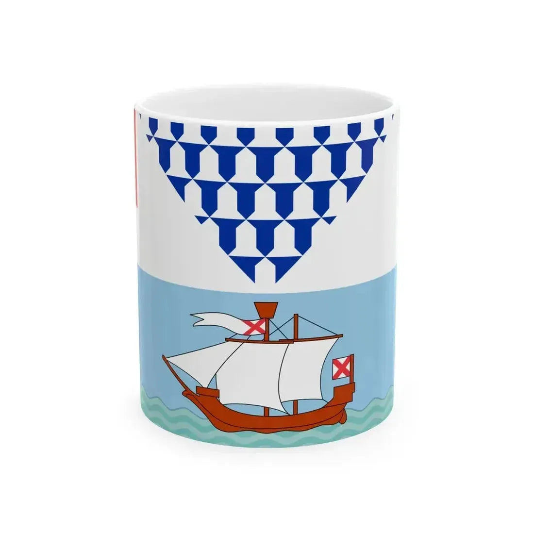 Flag of Belfast (Ireland) White Coffee Mug 11oz - Go Mug Yourself
