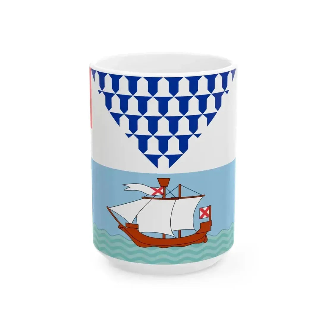 Flag of Belfast (Ireland) White Coffee Mug 15oz - Go Mug Yourself