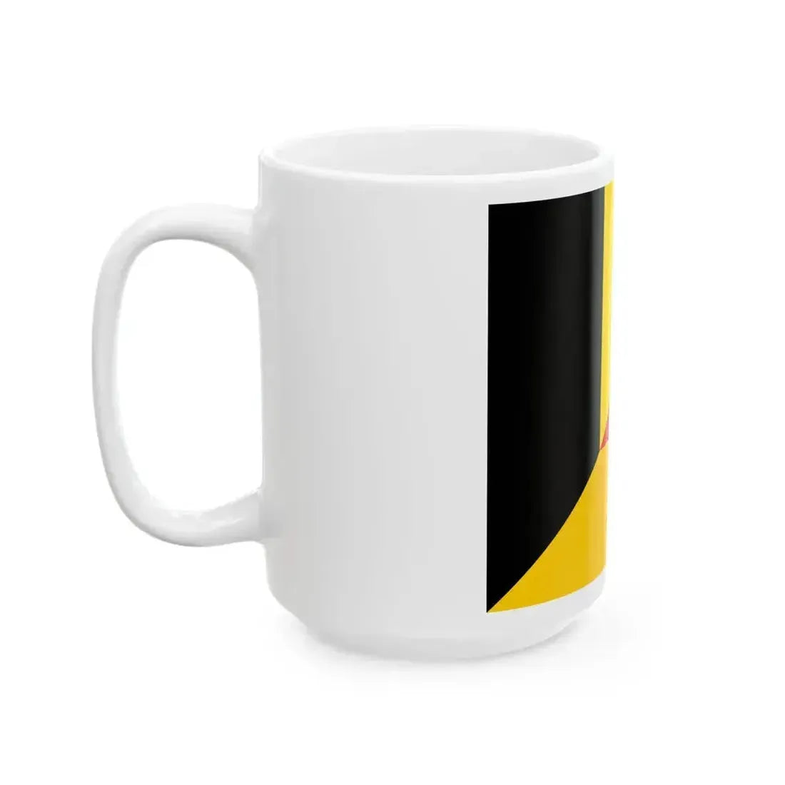 Flag of Belgium and Germany (Belgium) White Coffee Mug - Go Mug Yourself