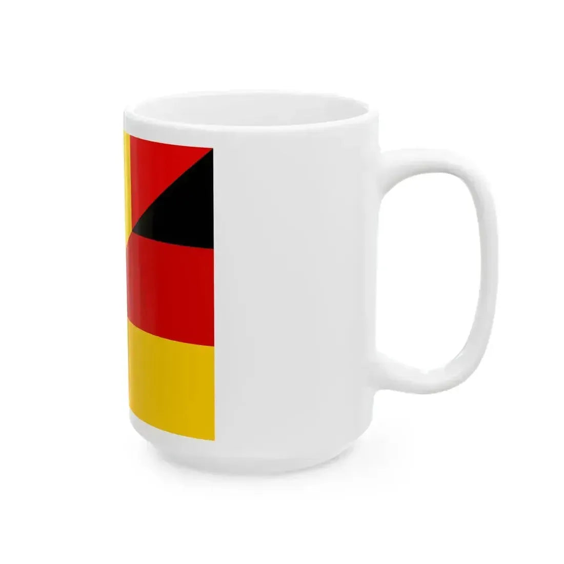 Flag of Belgium and Germany (Belgium) White Coffee Mug - Go Mug Yourself