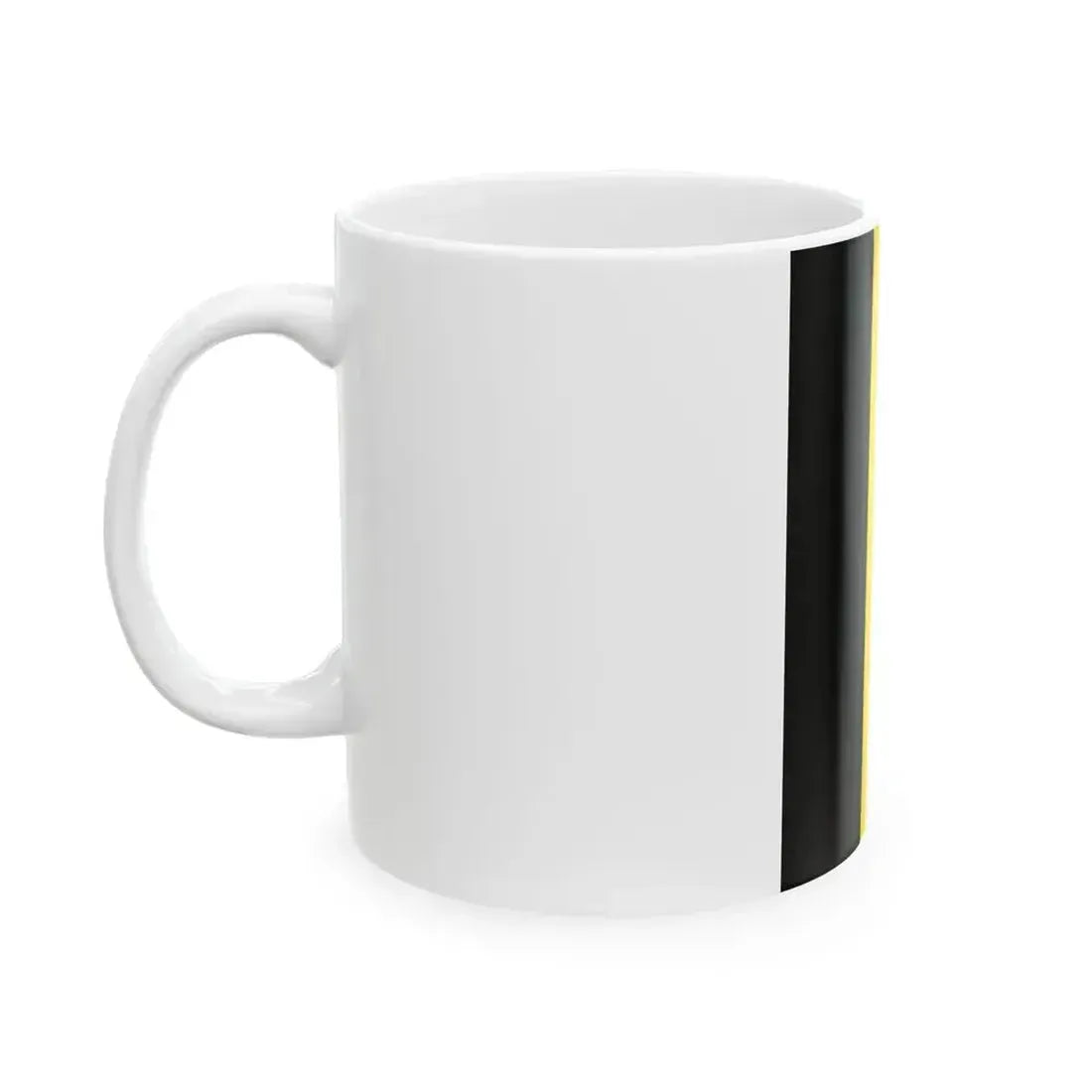 Flag of Belgium at the Royal palaces (Belgium) White Coffee Mug - Go Mug Yourself