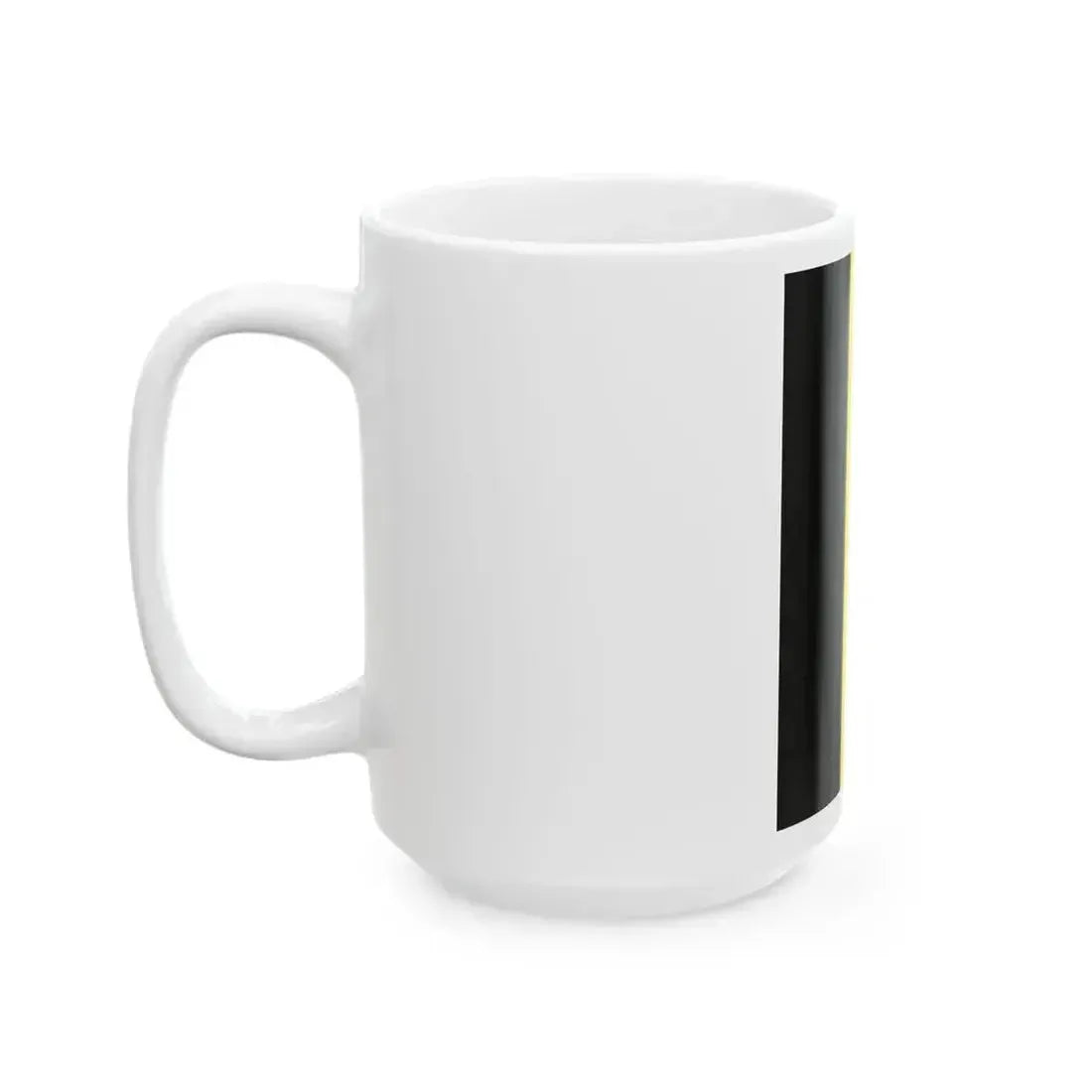 Flag of Belgium at the Royal palaces (Belgium) White Coffee Mug - Go Mug Yourself