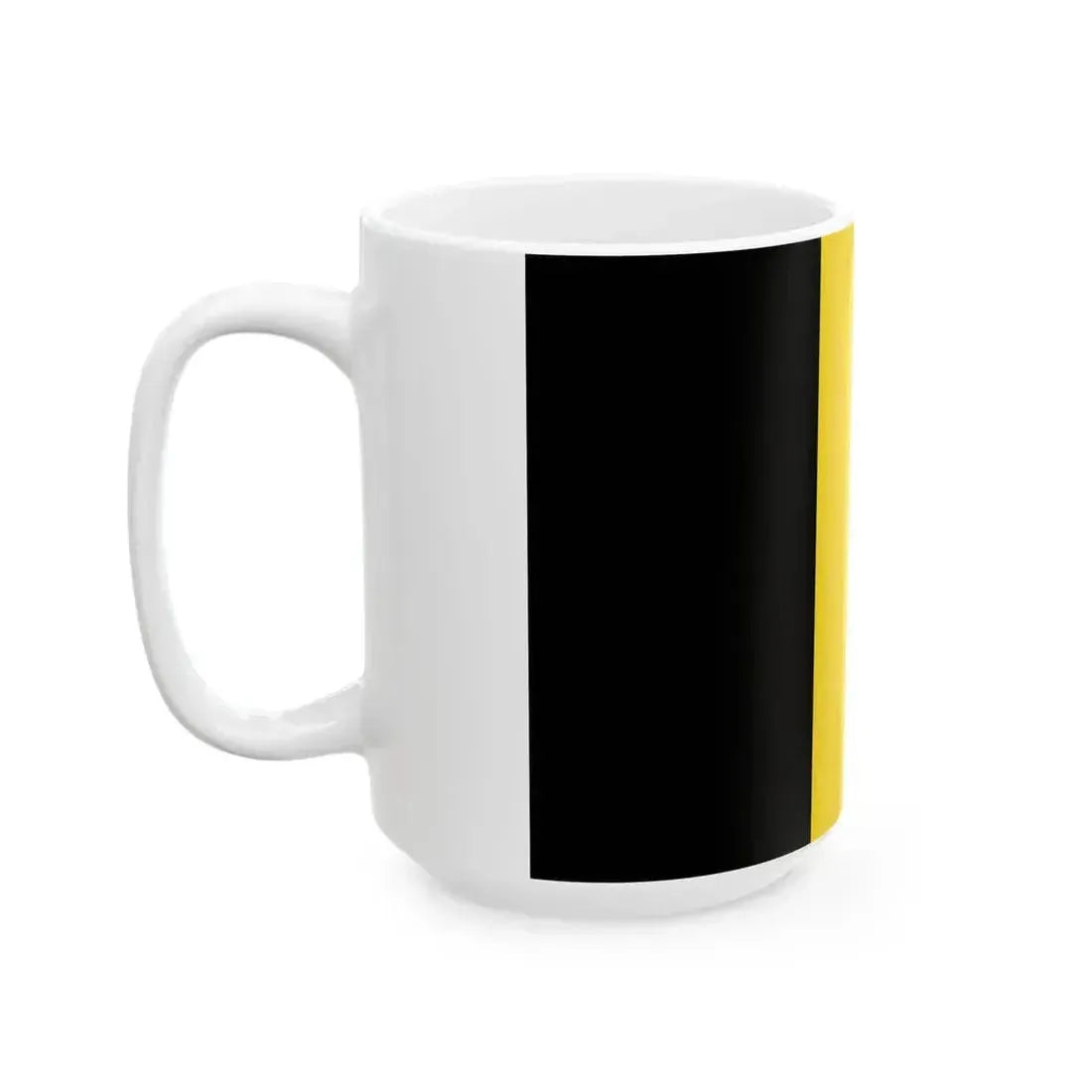 Flag of Belgium civil (Belgium) White Coffee Mug - Go Mug Yourself