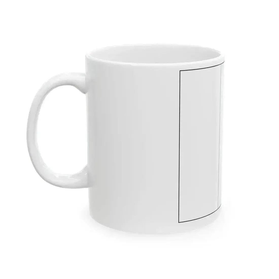 Flag of Belgium colouring page (Belgium) White Coffee Mug - Go Mug Yourself