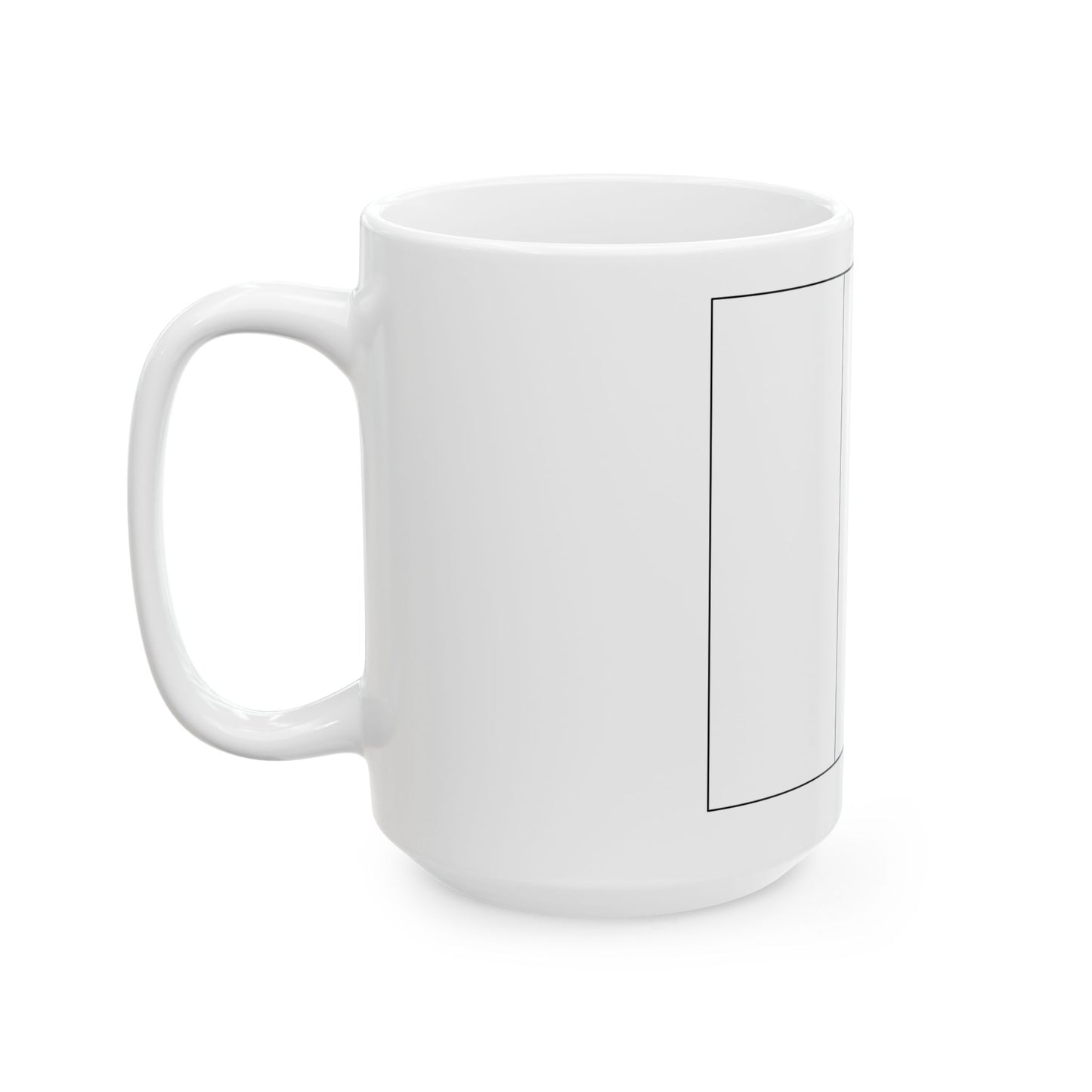 Flag of Belgium colouring page (Belgium) White Coffee Mug-Go Mug Yourself