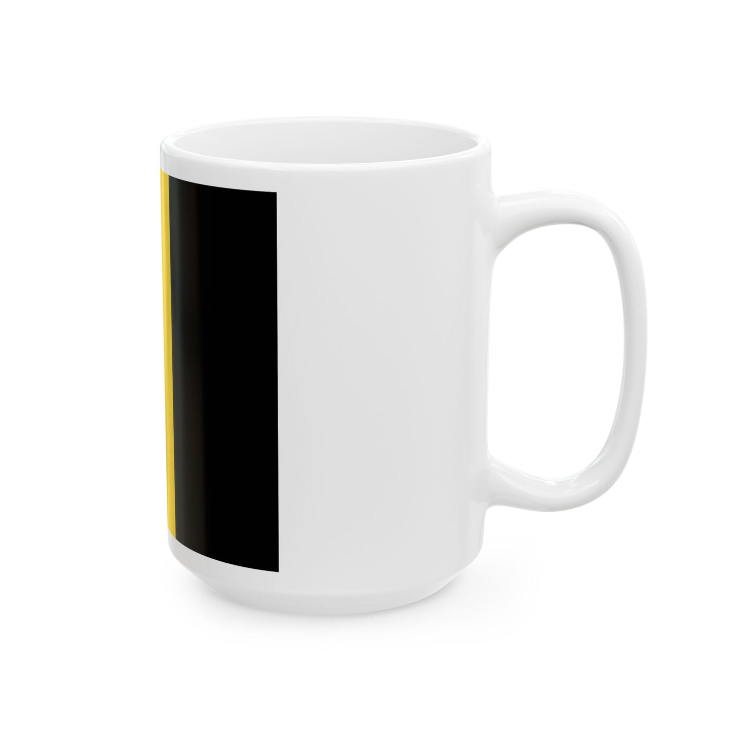 Flag of Belgium reversed (Belgium) White Coffee Mug-Go Mug Yourself