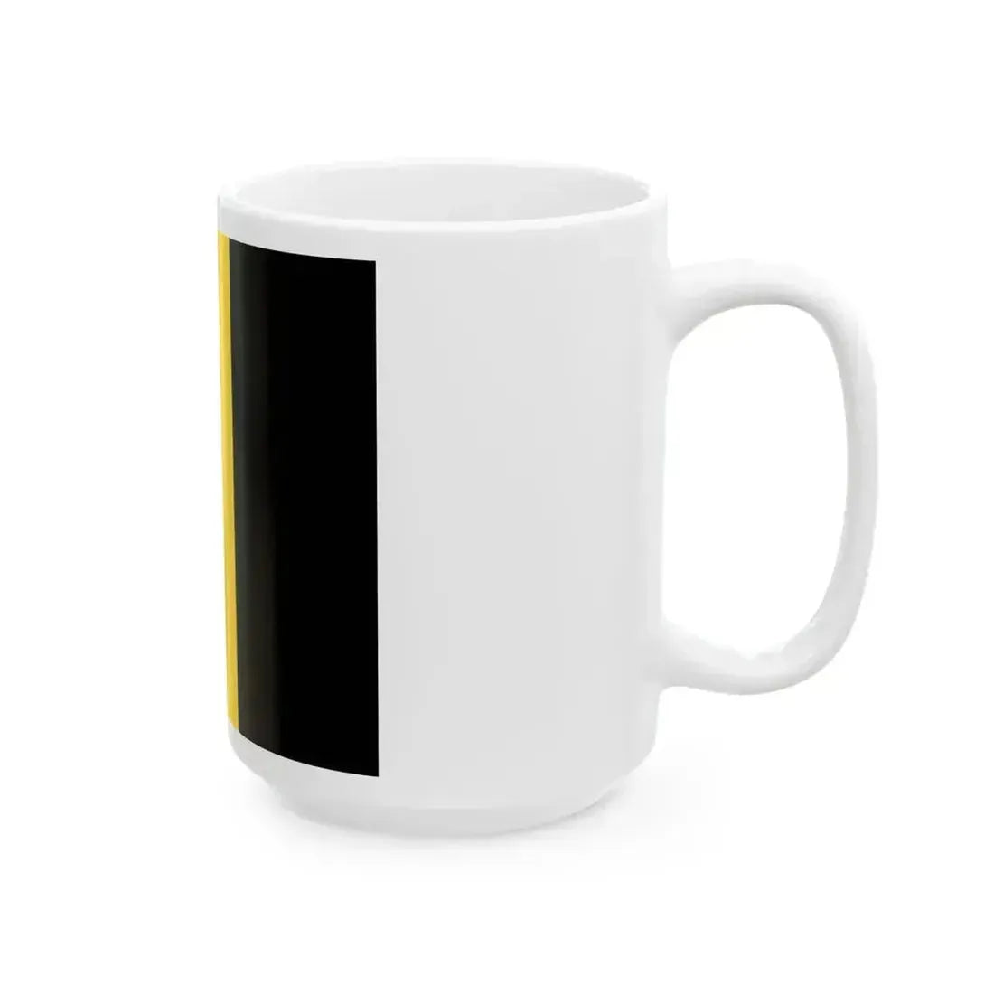 Flag of Belgium reversed (Belgium) White Coffee Mug - Go Mug Yourself